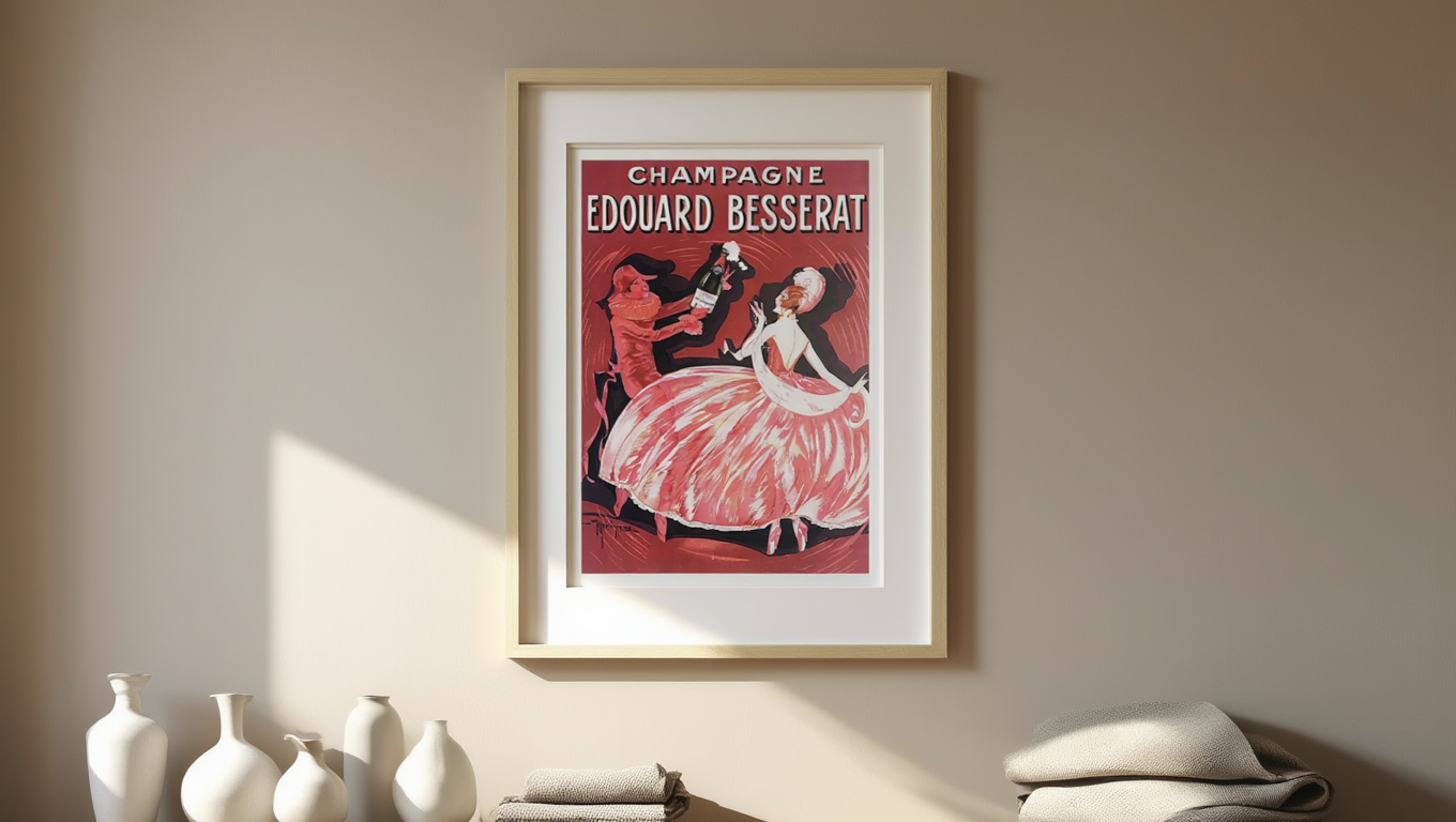 Edouard Besserat - Champagne Poster