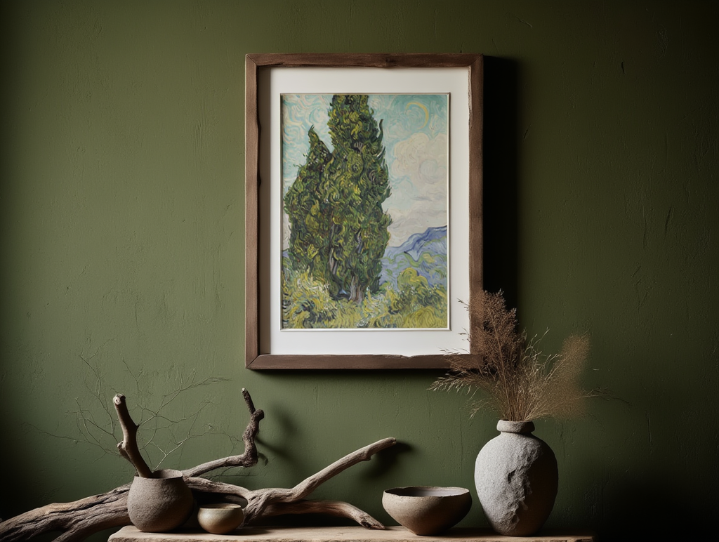 Vincent Van Gogh - Cypresses