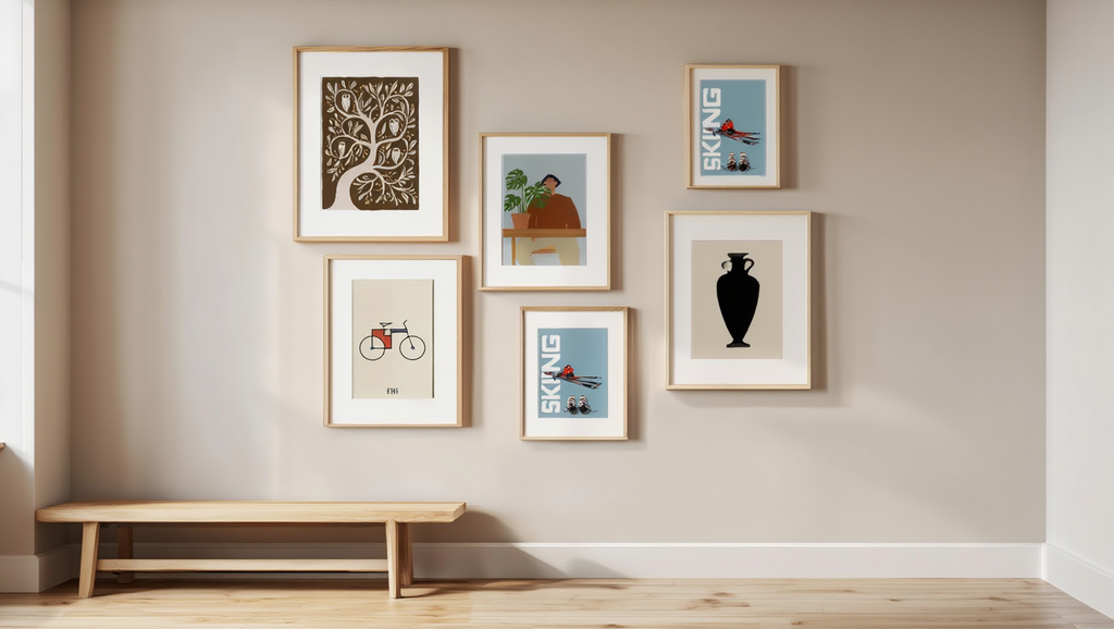Modern Minimalist Art Prints – 6-Piece Home Décor