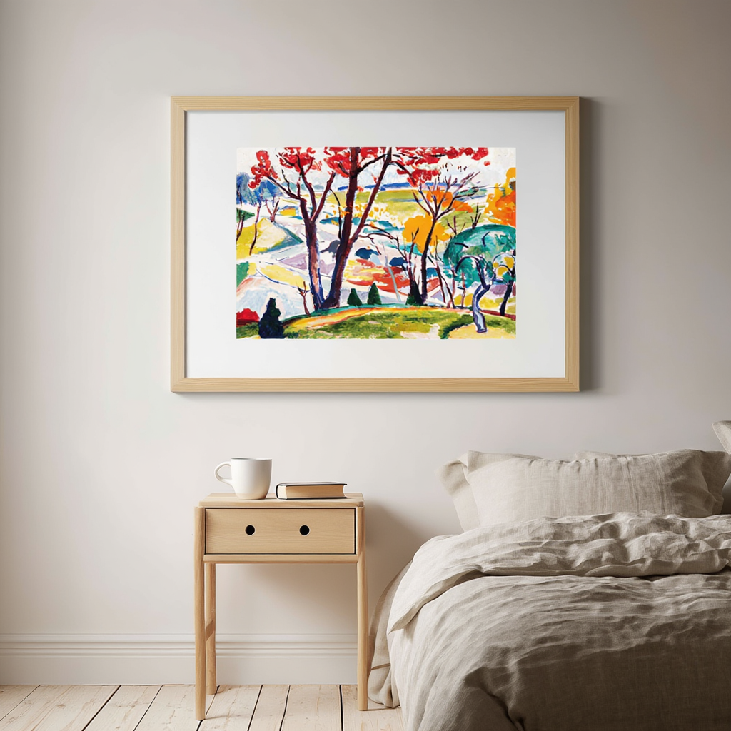 Henry Lyman Saÿen- Landscape Bridge Huntingdon Valley