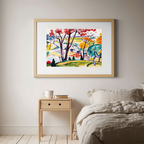 Landscape Bridge, Huntingdon Valley by Henry Lyman Sayën – Landscape Art Print