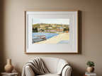 Les Andelys ‘Côte d’Aval’ – Paul Signac Poster | Neo‑Impressionist Riverside Landscape Art Print