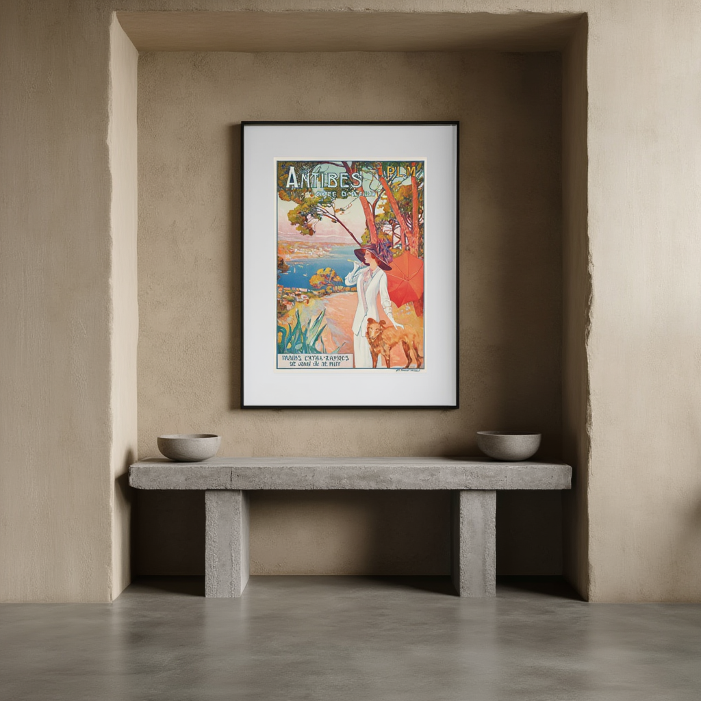 Antibes, cote d'Azur Poster