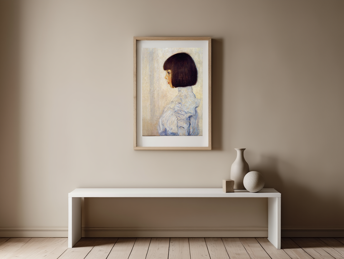 Helen Klimt – Gustav Klimt Portrait Art Print | Viennese Secession Wall Art