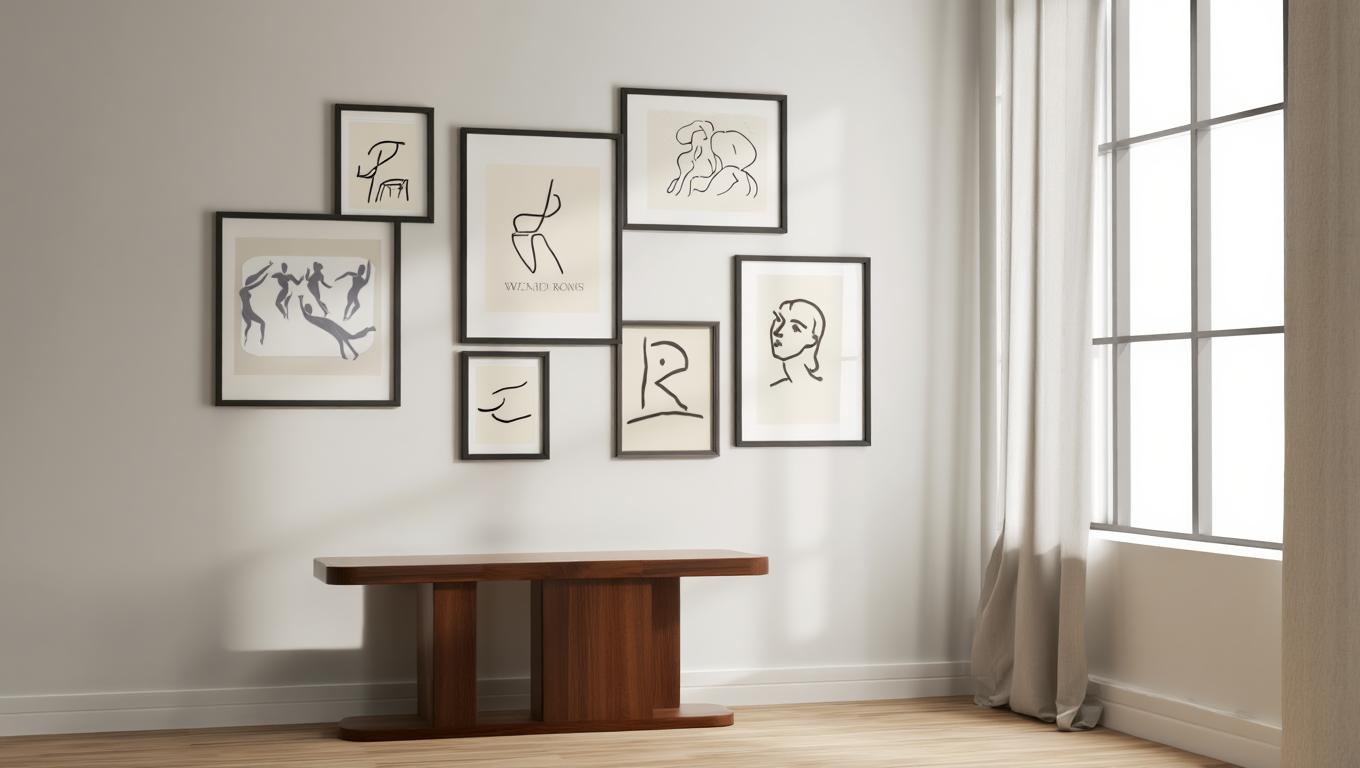Matisse Inspired Wall Art Set – 6 Prints