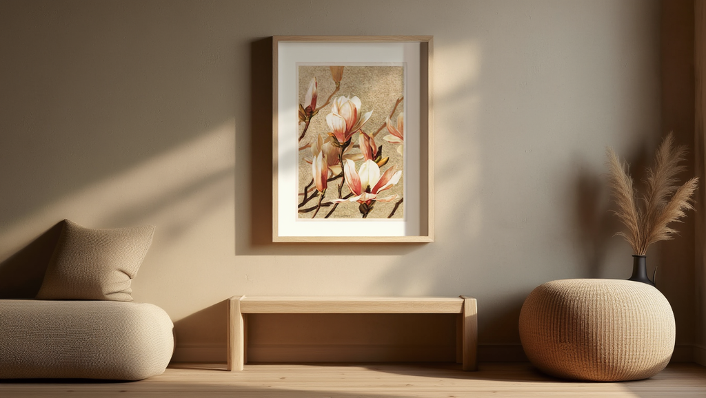 Magnolia by Louis Prang & Co, 1886 – Vintage Botanical Art Print | Classic Floral Wall Decor
