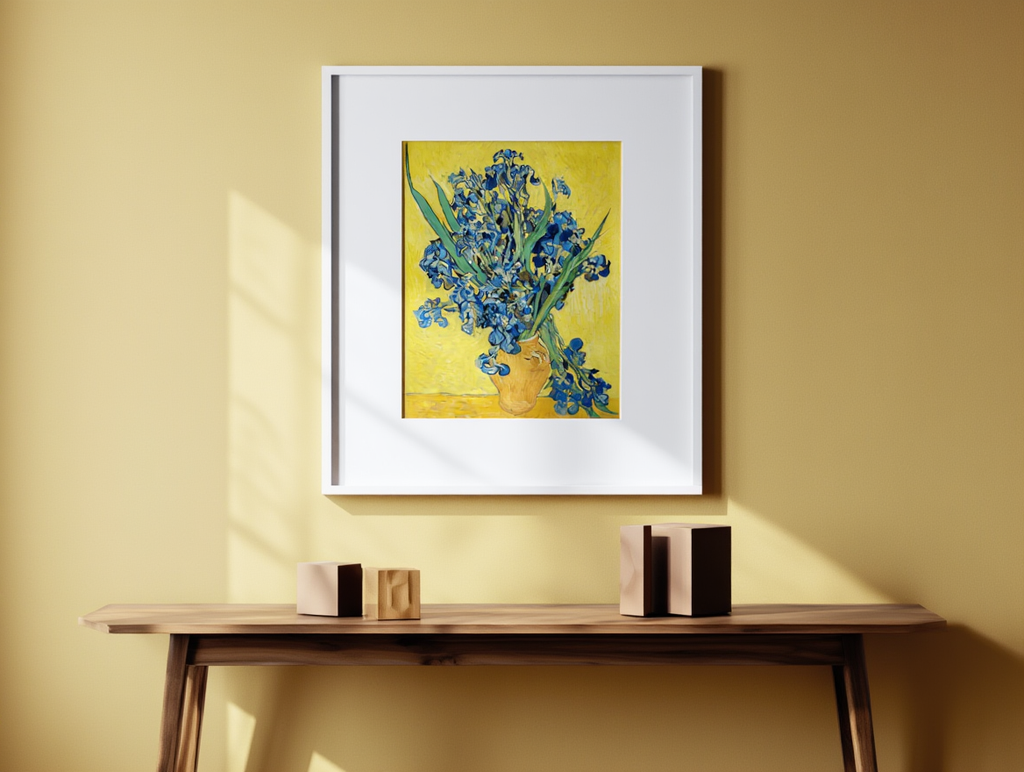 Vincent Van Gogh – Irises | Vibrant Post-Impressionist Floral Art Print