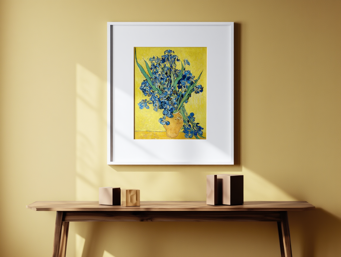 Vincent Van Gogh – Irises | Vibrant Post-Impressionist Floral Art Print