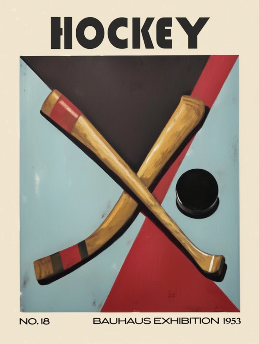 Hockey — Sports Wall Art Print