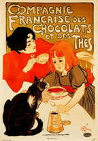 Théophile Alexandre Steinlen – Compagnie Française des Chocolats et des Thés Poster – Vintage French Art Print