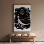 Wanderings of a Comet – J.J. Grandville 1884 Art Print