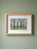 Les Marronniers du Jas de Bouffan en Hiver – Paul Cézanne Poster | Post-Impressionist Landscape Art Print