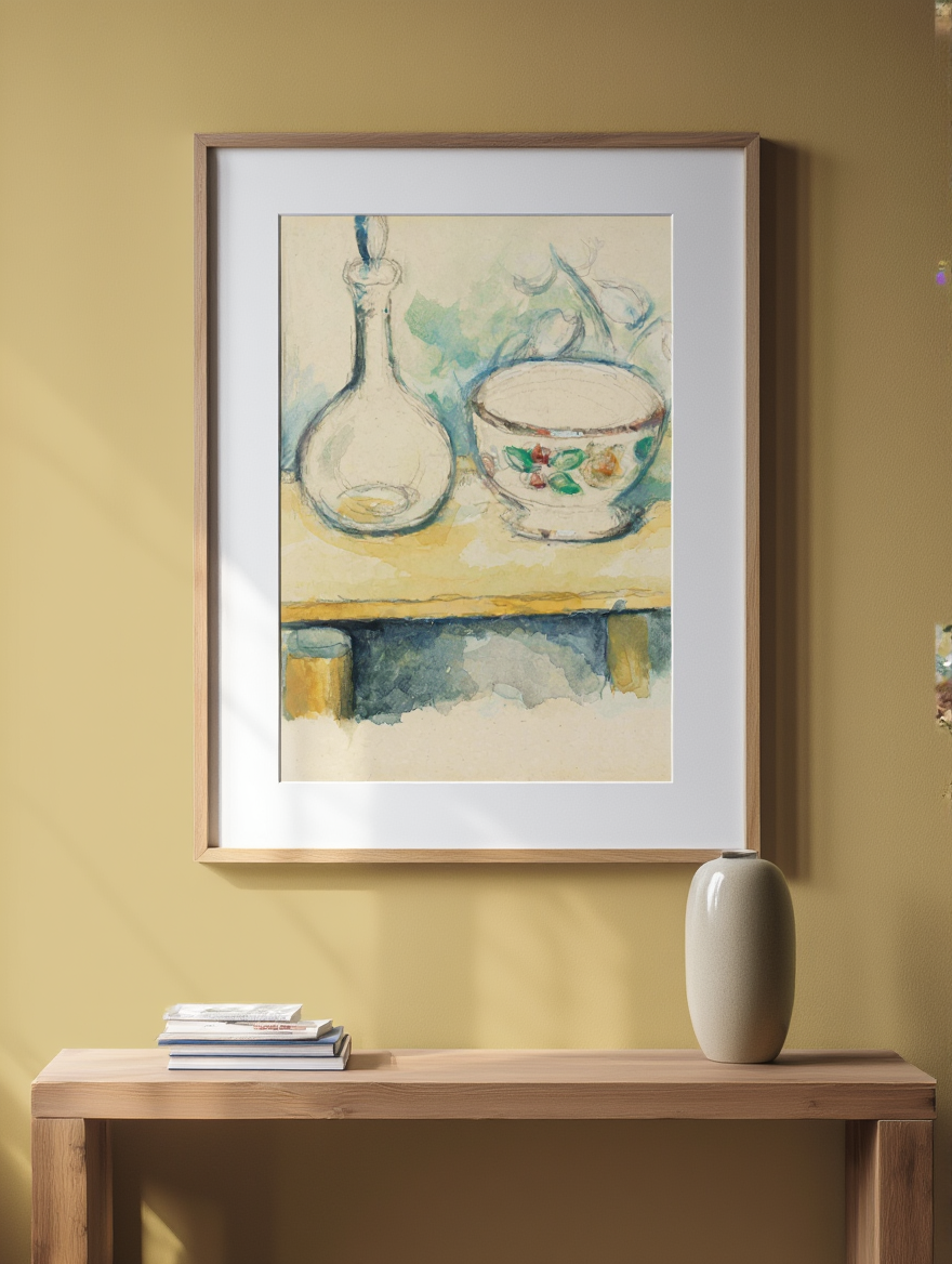 Paul Cézanne - Carafe Et Bol