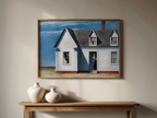 High Noon by Edward Hopper – Modern American Art Print - Hakyarts