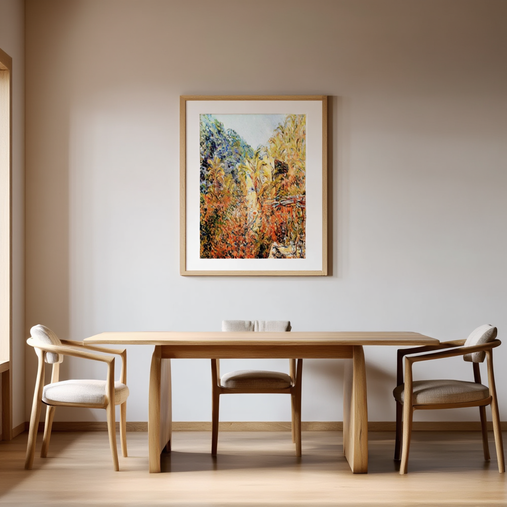 Claude Monet - The Valley of Sasso Poster