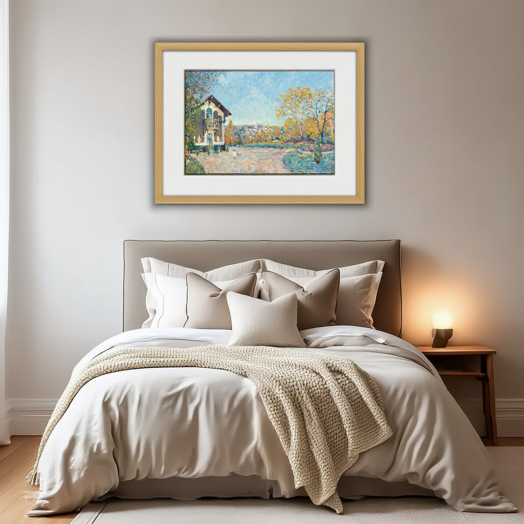 Alfred Sisley - View of Marly-le-Roi from Coeur-Volant