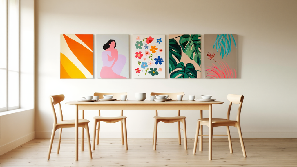Vibrant Abstract Collection – Set of 5 Colorful Art Prints
