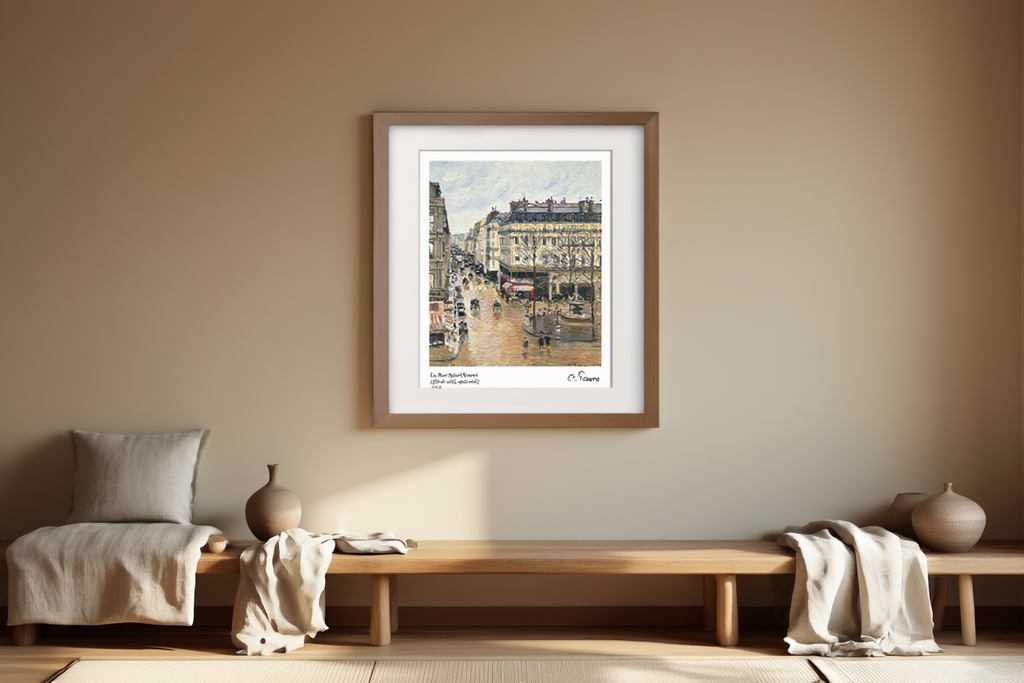 Camille Pissarro - Rue Saint-Honoré, dans l'après-midi. Effet de pluie