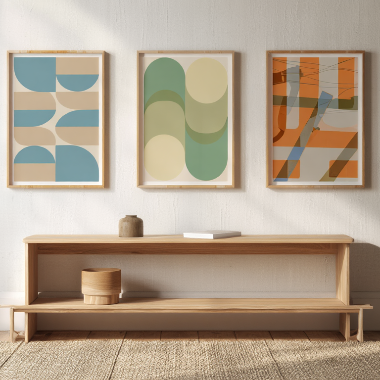 Scandinavian Abstract Collection – Set of 3