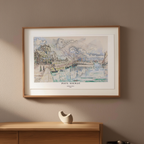Paul Signac - Barfleur, Le Port Plakat | HakyArts