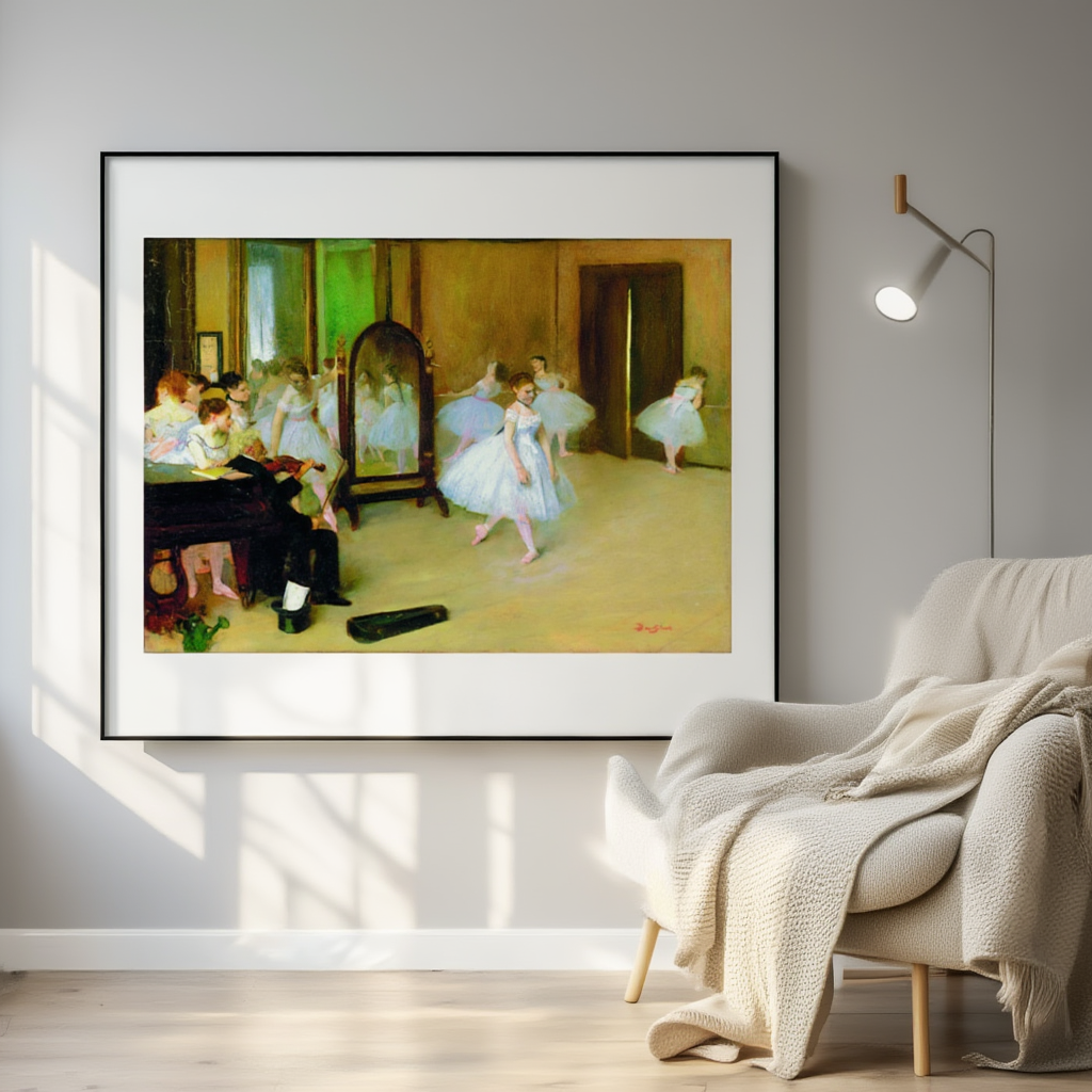 Chasse de Danse by Edgar Degas – Ballet & Figurative Art Print - Hakyarts