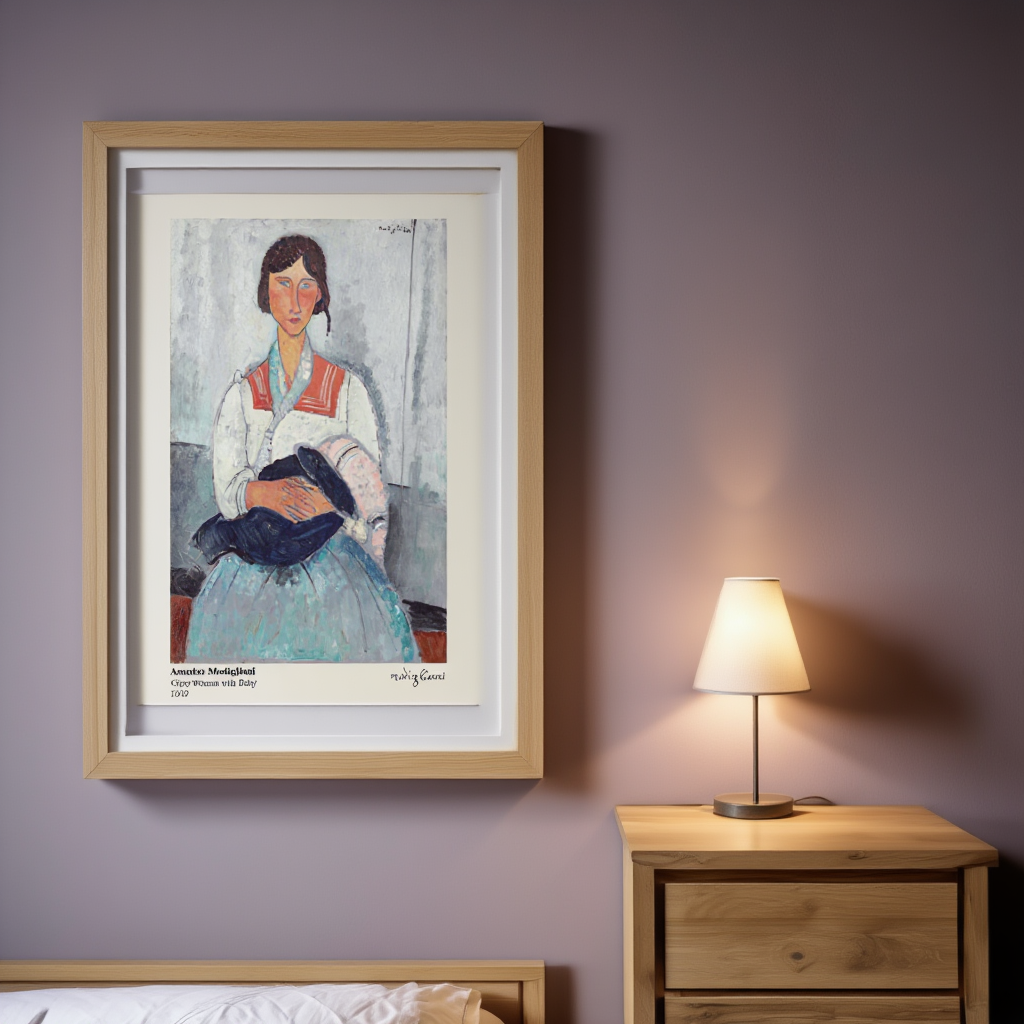 Amedeo Modigliani - Gypsy Woman with Baby Poster