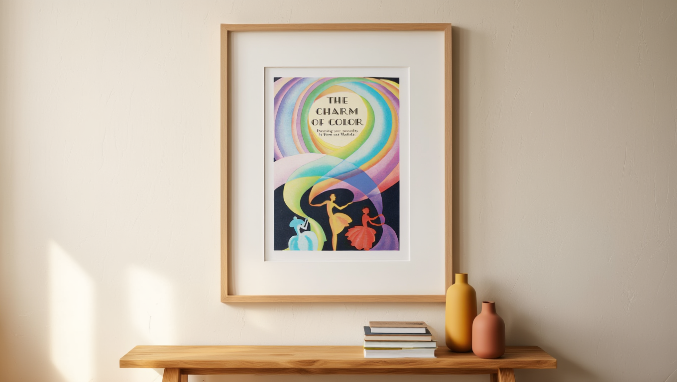 The Charm of Color Poster - Marie Josephine Carr