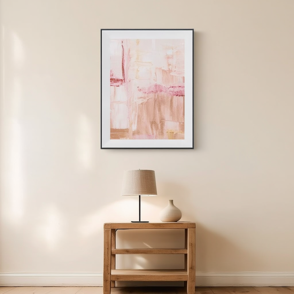 Pink Mural Poster