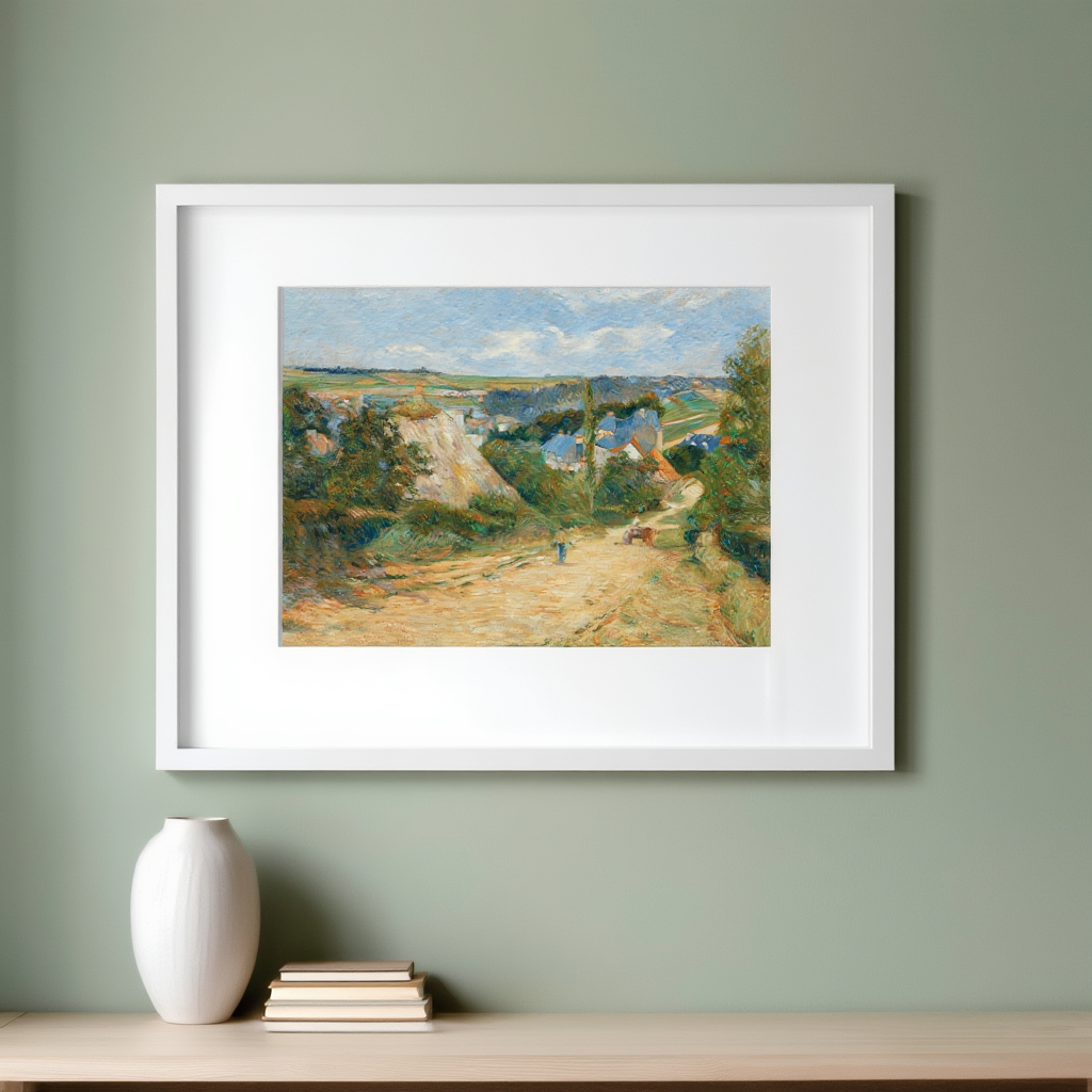 Paul Gauguin - Entrance to the Village of Osny