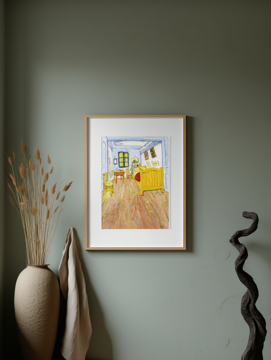 Vincent Van Gogh – The Bedroom – Iconic Post-Impressionist Art Print