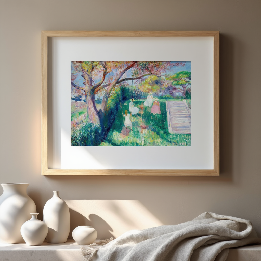 William James Glackens - Terraces | HakyArts