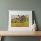 Tahitian Landscape – Paul Gauguin Poster | Post-Impressionist & Symbolist Tropical Art Print - Hakyarts