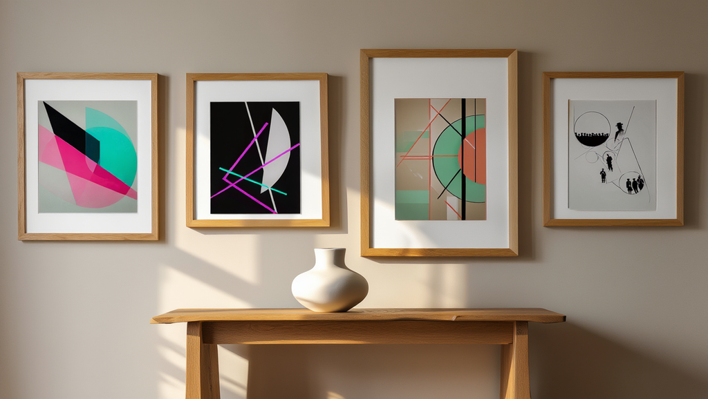 László Moholy-Nagy – 4 Bauhaus Prints | Modernist Art Collection