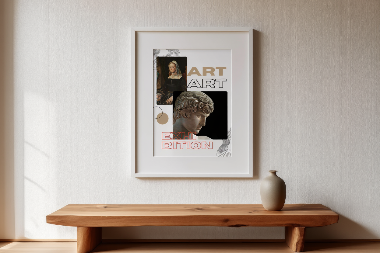 Greek Art Exhibition – Vintage Museum Poster