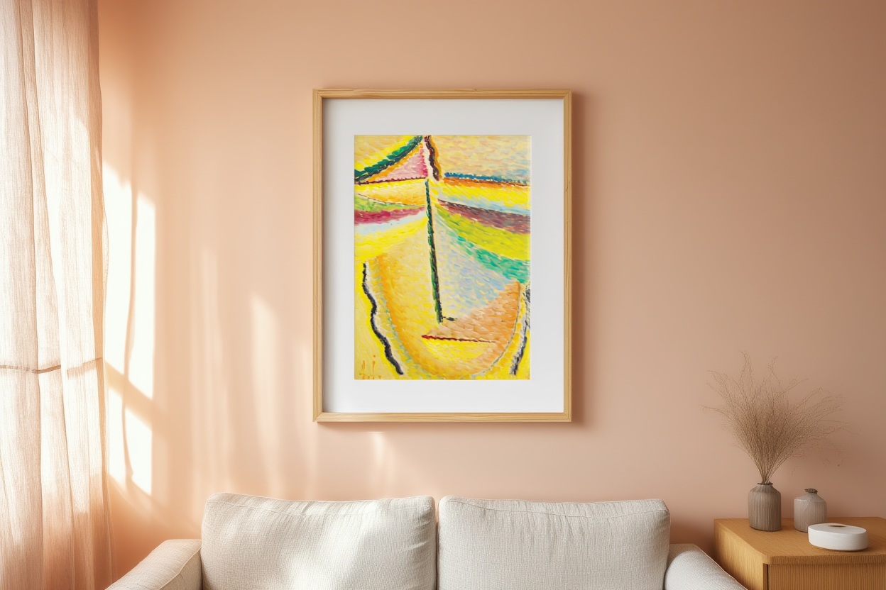 Alexej von Jawlensky - Abstract Head "The guardian angel"