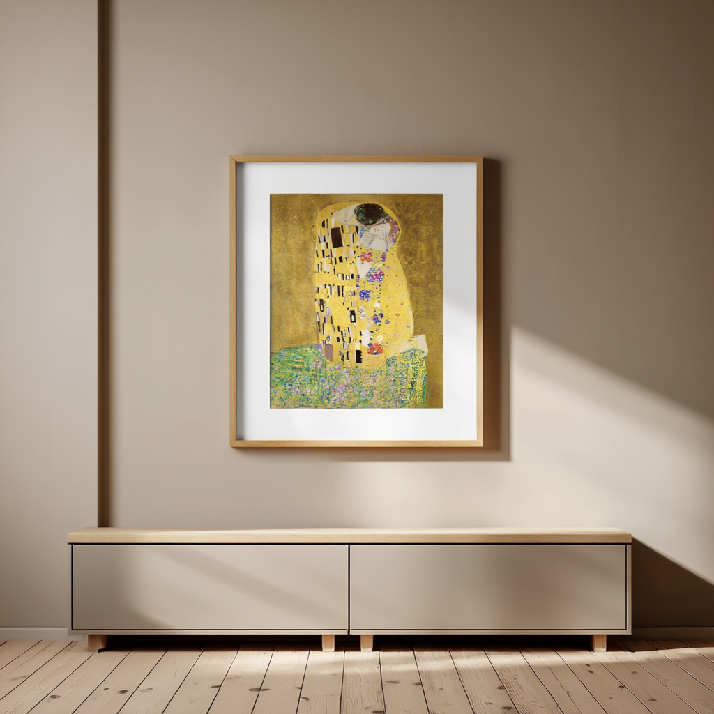 Gustav Klimt – The Kiss – Iconic Art Nouveau Masterpiece Poster
