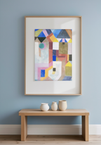 Colorful Architecture – Paul Klee, 1917 – Vintage Modernist Art Print