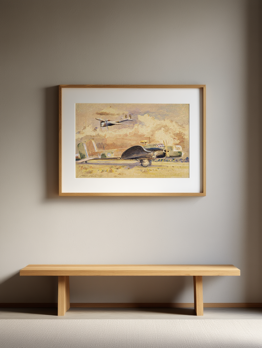 Paul Nash - Whitley Bombers Sunning