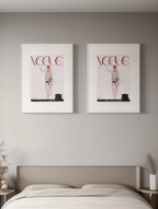Vintage German Vogue – Fashion Poster Art Print | Classic 20th Century Style - Hakyarts