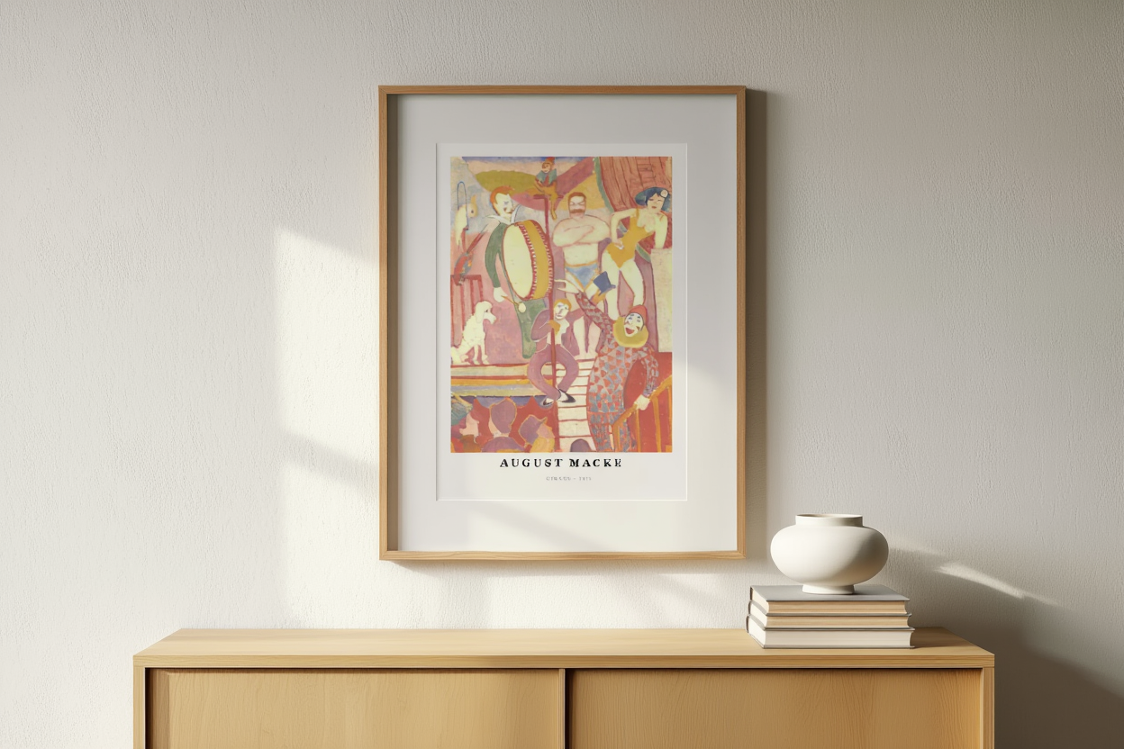 August Macke - Circus Poster