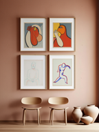 Galanda Minimal Modern – Quartet of Prints