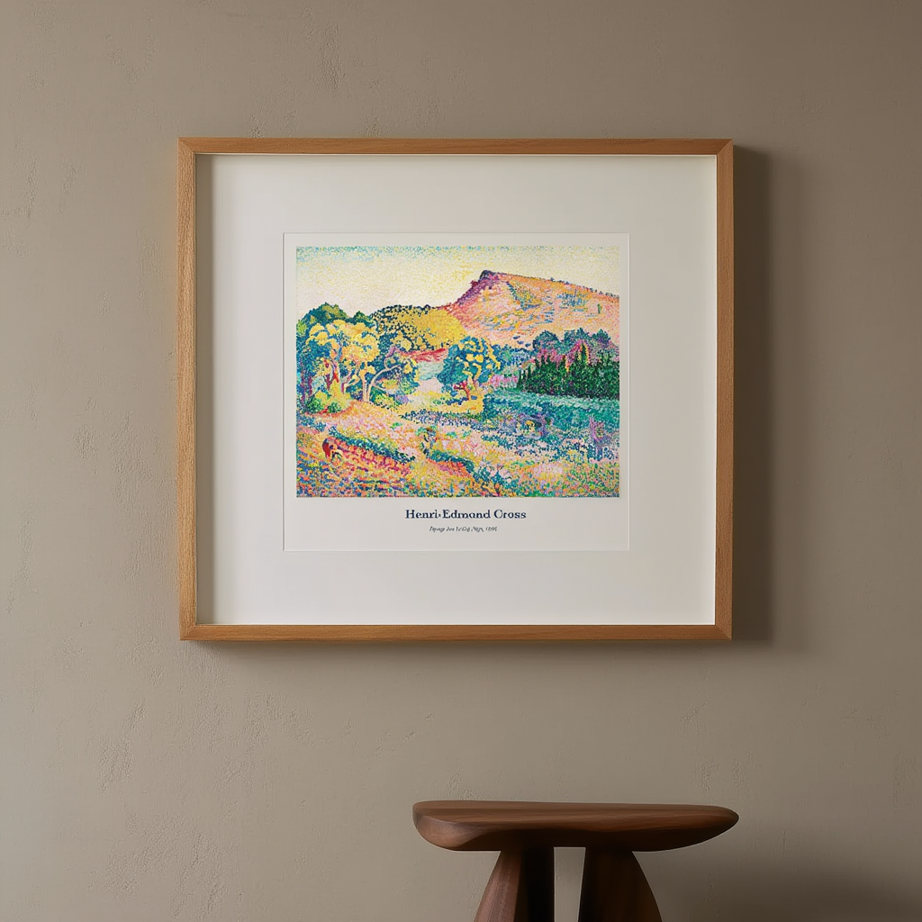 Henri-Edmond Cross  - Paysage Avec Le Cap Nègre Poster