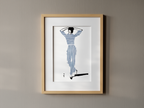 Vintage Fashion Illustration Poster – Sketches by René Gruau