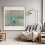 Impression, Sunrise by Claude Monet – Iconic Impressionist Art Print - Hakyarts