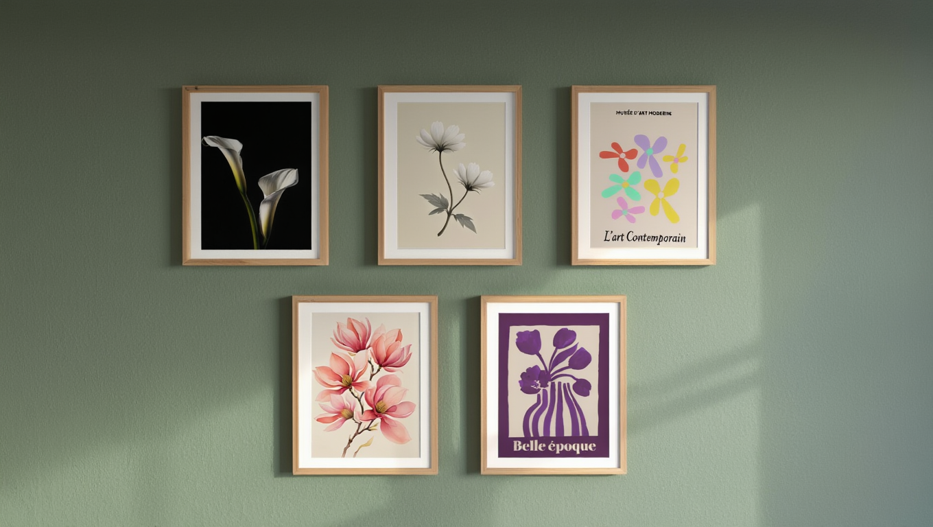 Peach & Petal – Romantic Floral Illustration