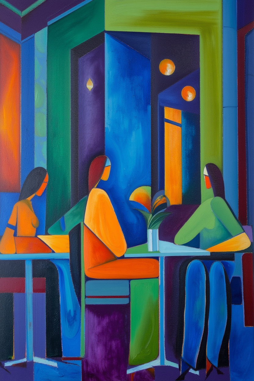 Modern August Macke Art Prints – 5 Vibrant Prints