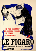 Le Figaro by Pierre Bonnard – Post-Impressionist Figurative Art Print - Hakyarts