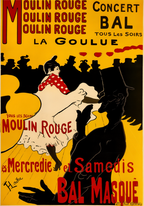 Henri de Toulouse-Lautrec – La Goulue - Iconic Belle Époque Poster Print - Hakyarts
