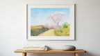 La Route de Belvèze by Achille Laugé – Post-Impressionist Landscape Art Print
