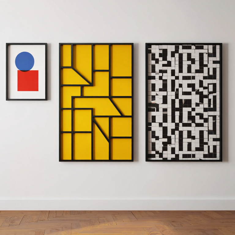 Bauhaus Trio – Set of 3 Art Prints